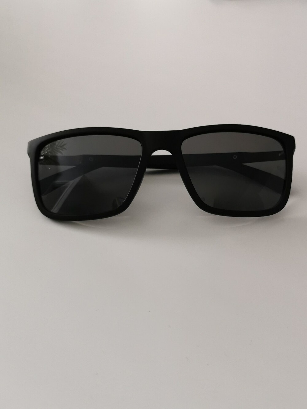 Men's Polarized Sportcheck Bentley Matte Black Rectangular Sunglasses